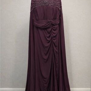 Elegant Purple Evening Gown